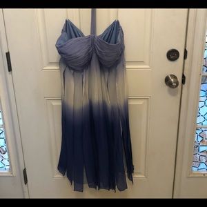 Sangria Woman strapless neck tie dress